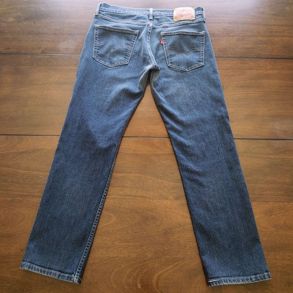 Levi's 511 Slim Fit Jeans Men W31 L30 Thunder Dark Blue Wash PC9-04511-0535 - Picture 2 of 12